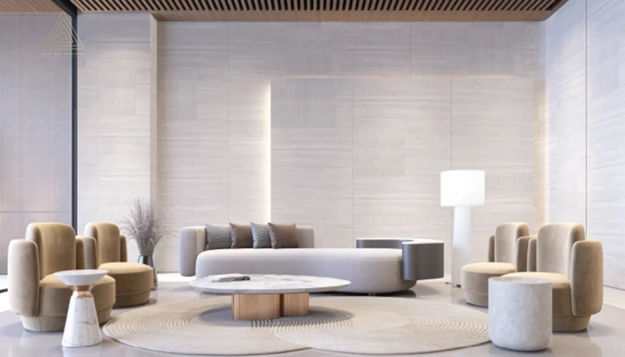 Guzel Towers at JVT, Dubai by Tiger Propertiesأبراج جوزيل في قرية جميرا تراينجل، دبي من شركة تايجر العقارية living