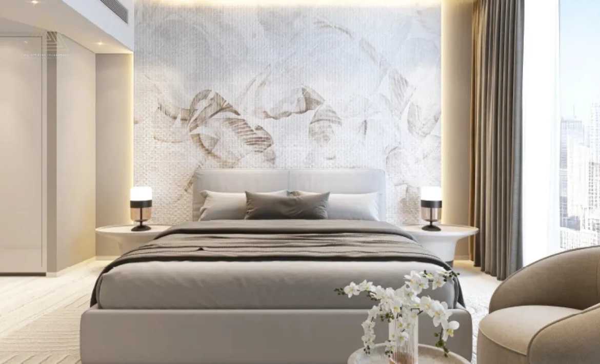 Guzel Towers at JVT, Dubai by Tiger Propertiesأبراج جوزيل في قرية جميرا تراينجل، دبي من شركة تايجر العقاريةbedroom (2)