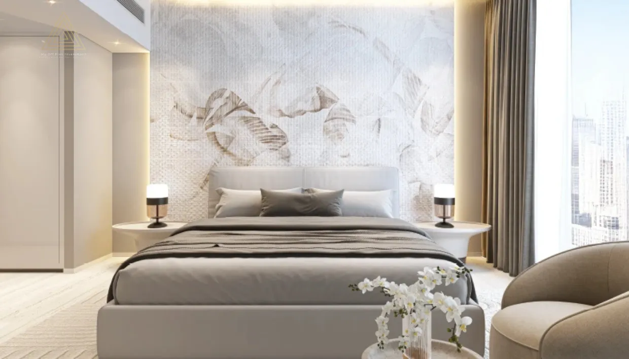 Guzel Towers at JVT, Dubai by Tiger Propertiesأبراج جوزيل في قرية جميرا تراينجل، دبي من شركة تايجر العقاريةbedroom (2)