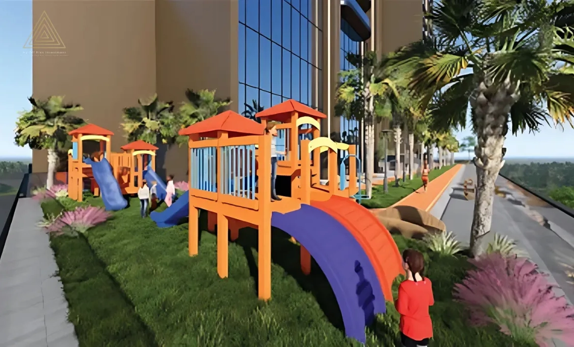Guzel Towers at JVT, Dubai by Tiger Propertiesأبراج جوزيل في قرية جميرا تراينجل، دبي من شركة تايجر العقاريةkids play area