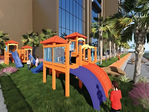 Guzel Towers at JVT, Dubai by Tiger Propertiesأبراج جوزيل في قرية جميرا تراينجل، دبي من شركة تايجر العقاريةkids play area