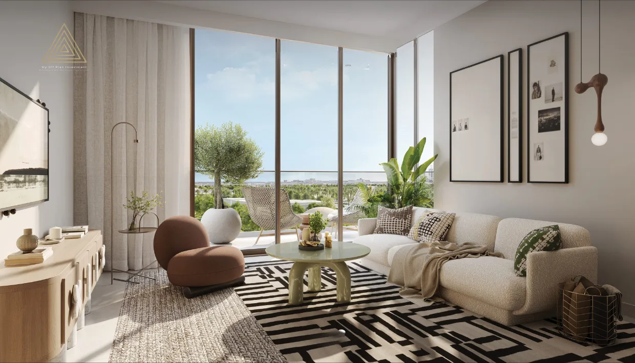 Hillsedge at Dubai Hills Estate by Emaar Propertiesهيلسيدج في دبي هيلز استيت من إعمار العقارية living room
