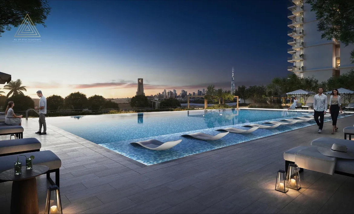 Hillsedge at Dubai Hills Estate by Emaar Propertiesهيلسيدج في دبي هيلز استيت من إعمار العقارية night view