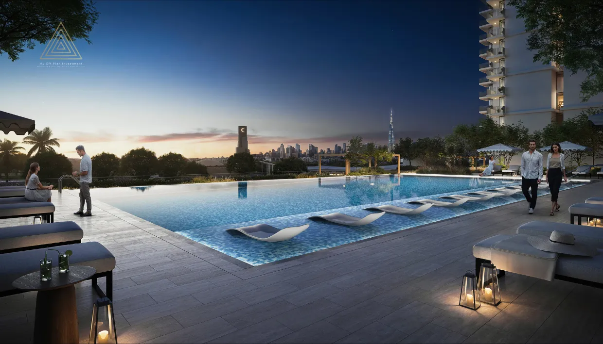 Hillsedge at Dubai Hills Estate by Emaar Propertiesهيلسيدج في دبي هيلز استيت من إعمار العقارية night view