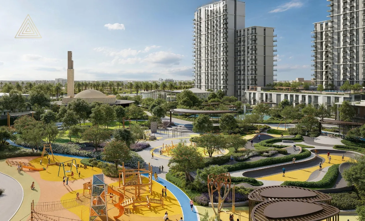 Hillsedge at Dubai Hills Estate by Emaar Propertiesهيلسيدج في دبي هيلز استيت من إعمار العقارية park & play area