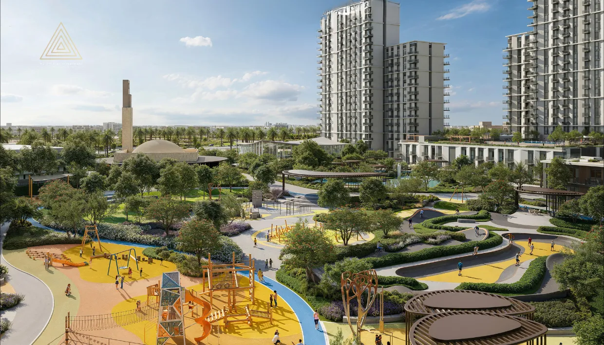 Hillsedge at Dubai Hills Estate by Emaar Propertiesهيلسيدج في دبي هيلز استيت من إعمار العقارية park & play area