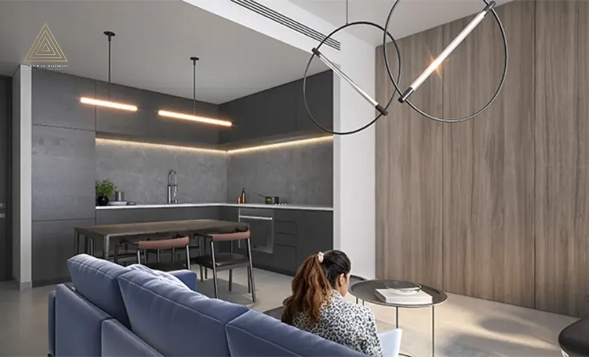 IL Teatro Residences 2 at Aljada, Sharjah by Aradaمساكن إل تياترو 2 في الجادة، الشارقة من أراداdinning