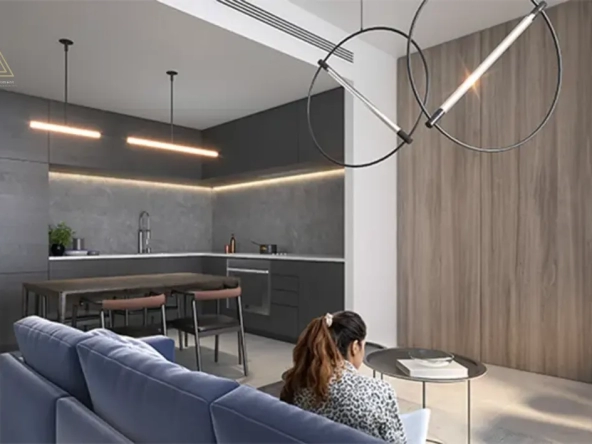IL Teatro Residences 2 at Aljada, Sharjah by Aradaمساكن إل تياترو 2 في الجادة، الشارقة من أراداdinning