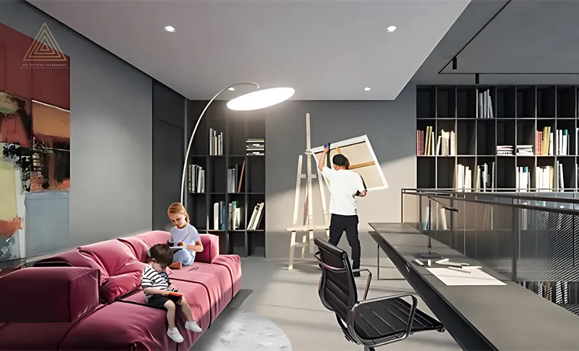 IL Teatro Residences 2 at Aljada, Sharjah by Aradaمساكن إل تياترو 2 في الجادة، الشارقة من أراداstudy