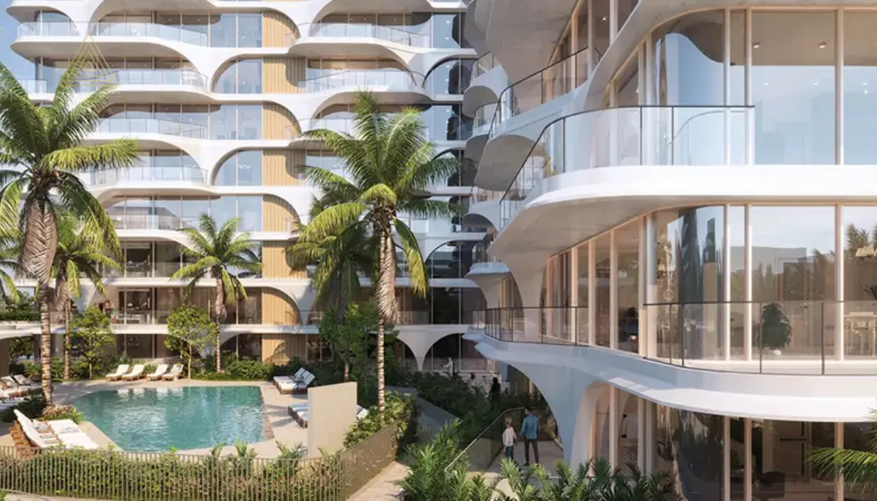 Mamsha Gardens at Saadiyat Island, Abu Dhabi by Aldarالممشى جاردنز في جزيرة السعديات، أبوظبي من الدارbalcony