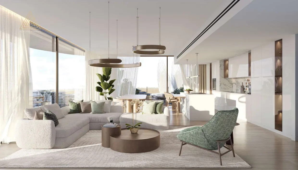 Mamsha Gardens at Saadiyat Island, Abu Dhabi by Aldarالممشى جاردنز في جزيرة السعديات، أبوظبي من الدارliving