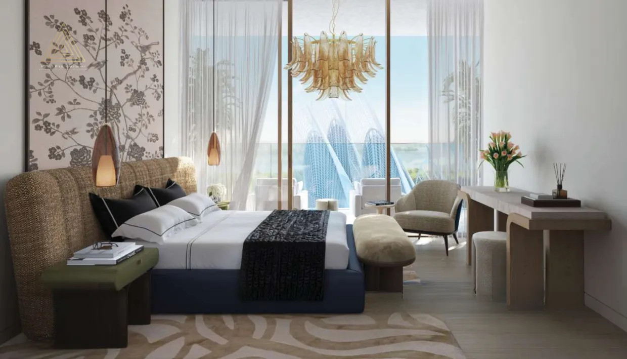 Mandarin Oriental Residences at Saadiyat Island, Abu Dhabi by Aldarماندارين أورينتال ريزيدنسز في جزيرة السعديات، أبو ظبي من الدارbedroom