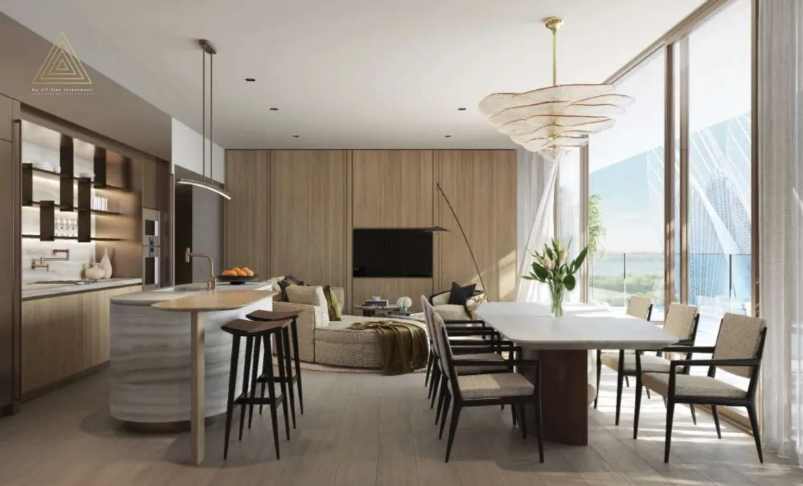 Mandarin Oriental Residences at Saadiyat Island, Abu Dhabi by Aldarماندارين أورينتال ريزيدنسز في جزيرة السعديات، أبو ظبي من الدارdinning