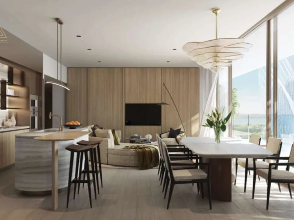 Mandarin Oriental Residences at Saadiyat Island, Abu Dhabi by Aldarماندارين أورينتال ريزيدنسز في جزيرة السعديات، أبو ظبي من الدارdinning