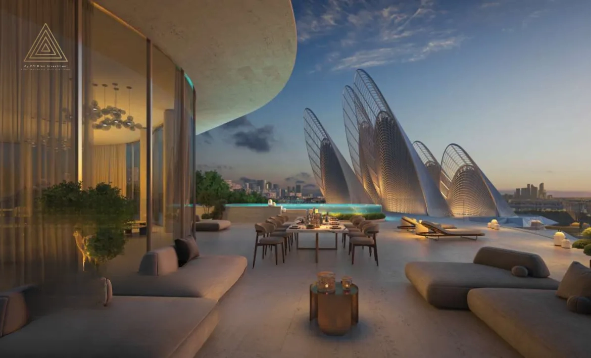 Mandarin Oriental Residences at Saadiyat Island, Abu Dhabi by Aldarماندارين أورينتال ريزيدنسز في جزيرة السعديات، أبو ظبي من الدارrooftop