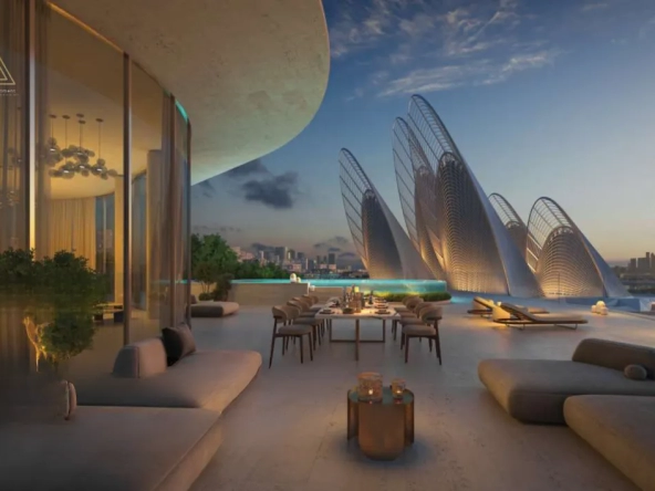 Mandarin Oriental Residences at Saadiyat Island, Abu Dhabi by Aldarماندارين أورينتال ريزيدنسز في جزيرة السعديات، أبو ظبي من الدارrooftop