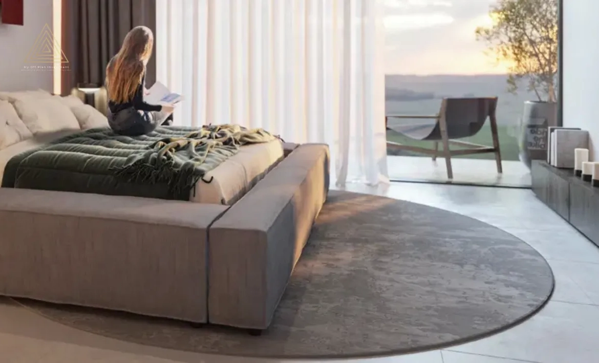 Nesba 2 at Aljada, Sharjah by Arada Developerنسبا 2 في الجادة، الشارقة من أراد للتطوير العقاريbedroom