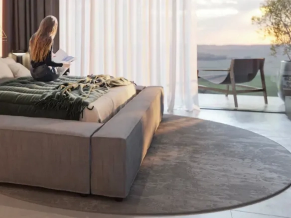 Nesba 2 at Aljada, Sharjah by Arada Developerنسبا 2 في الجادة، الشارقة من أراد للتطوير العقاريbedroom