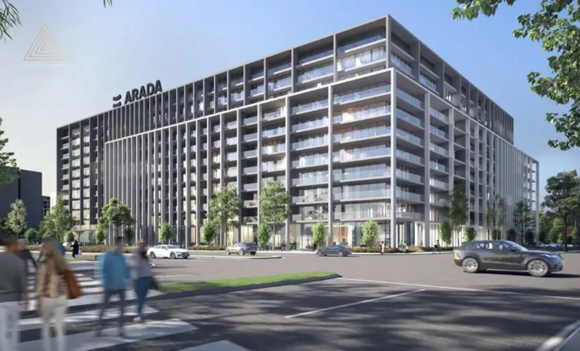 Nesba 2 at Aljada, Sharjah by Arada Developerنسبا 2 في الجادة، الشارقة من أراد للتطوير العقاريbuilding