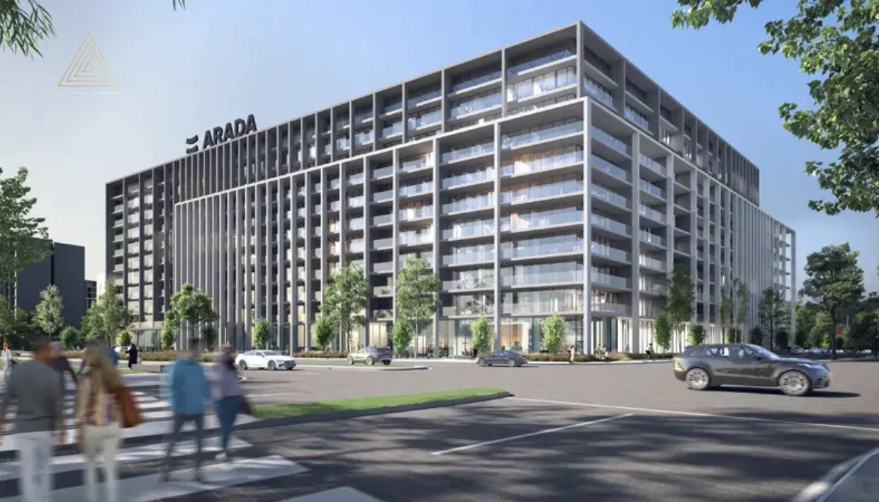 Nesba 2 at Aljada, Sharjah by Arada Developerنسبا 2 في الجادة، الشارقة من أراد للتطوير العقاريbuilding