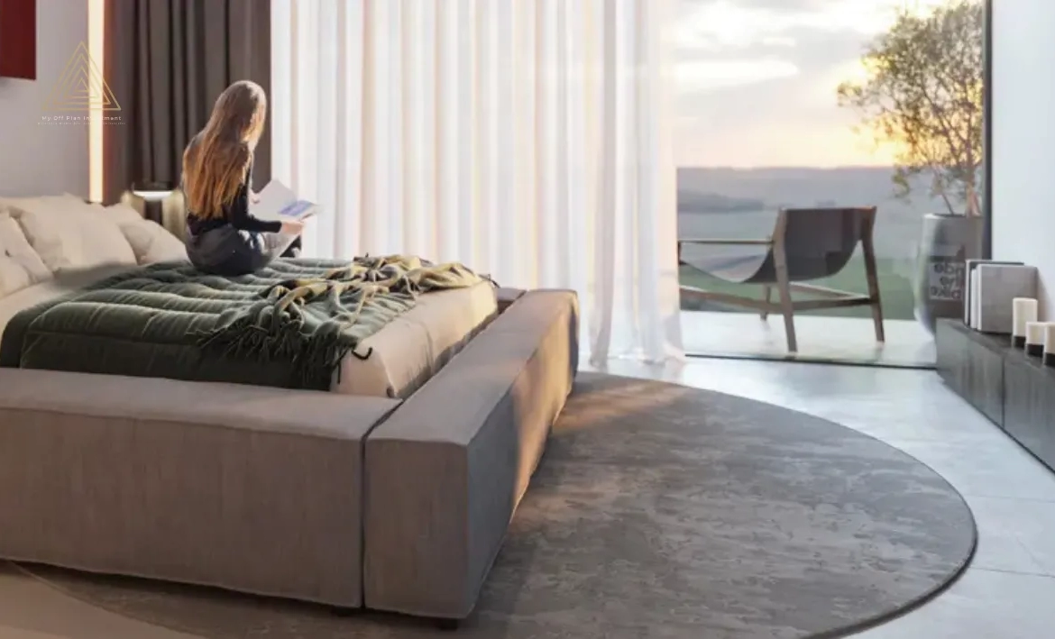 Nesba 3 at Aljada, Sharjah by Aradaنسبا 3 في الجادة، الشارقة من أراداbedroom