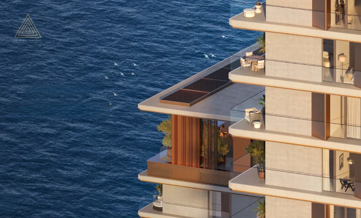 Orise by Beyond at Jumeirah Peninsula Bay - Omniyat Propertiesأوريس باي بيوند في خليج شبه جزيرة جميرا - أمنيات العقاريةbalcony