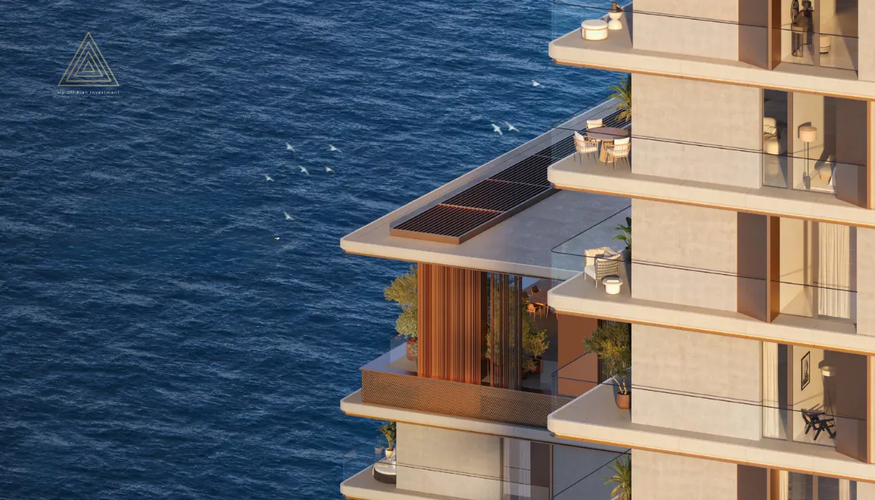 Orise by Beyond at Jumeirah Peninsula Bay - Omniyat Propertiesأوريس باي بيوند في خليج شبه جزيرة جميرا - أمنيات العقاريةbalcony