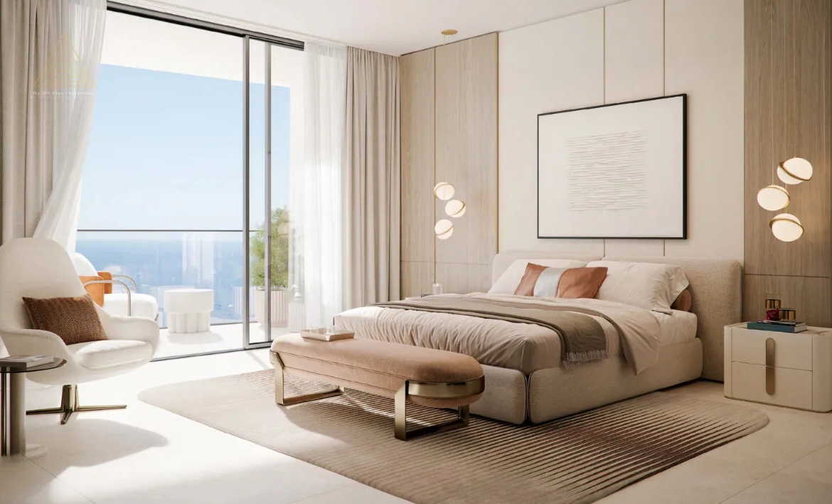 Orise by Beyond at Jumeirah Peninsula Bay - Omniyat Propertiesأوريس باي بيوند في خليج شبه جزيرة جميرا - أمنيات العقاريةbedroom