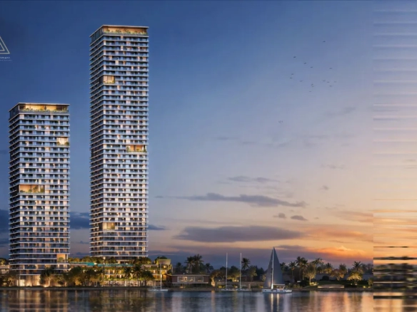 Orise by Beyond at Jumeirah Peninsula Bay - Omniyat Propertiesأوريس باي بيوند في خليج شبه جزيرة جميرا - أمنيات العقاريةbuilding