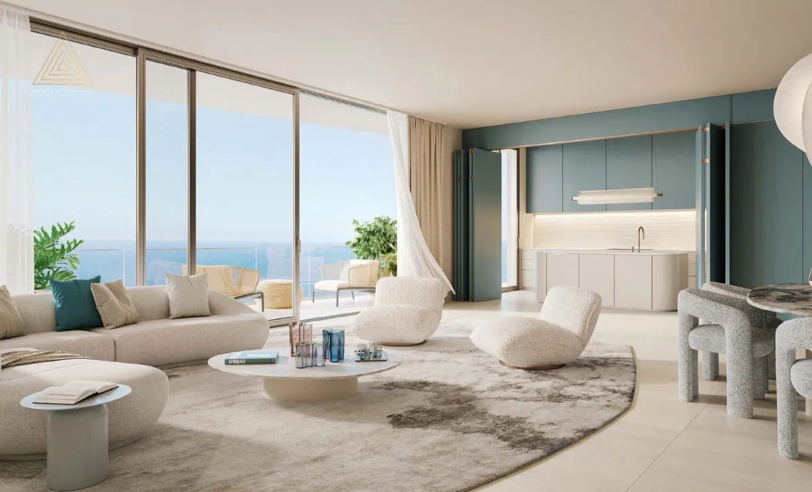 Orise by Beyond at Jumeirah Peninsula Bay - Omniyat Propertiesأوريس باي بيوند في خليج شبه جزيرة جميرا - أمنيات العقاريةliving
