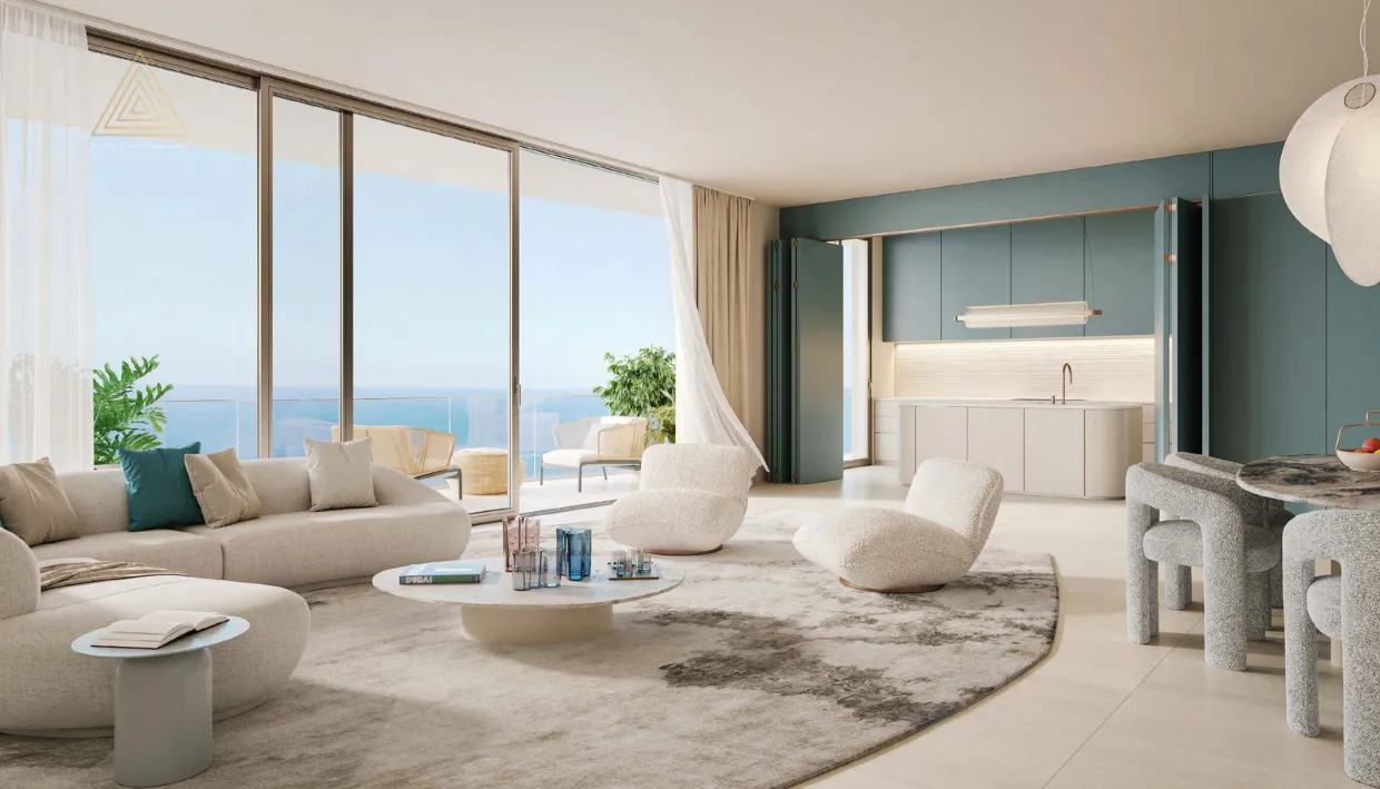 Orise by Beyond at Jumeirah Peninsula Bay - Omniyat Propertiesأوريس باي بيوند في خليج شبه جزيرة جميرا - أمنيات العقاريةliving