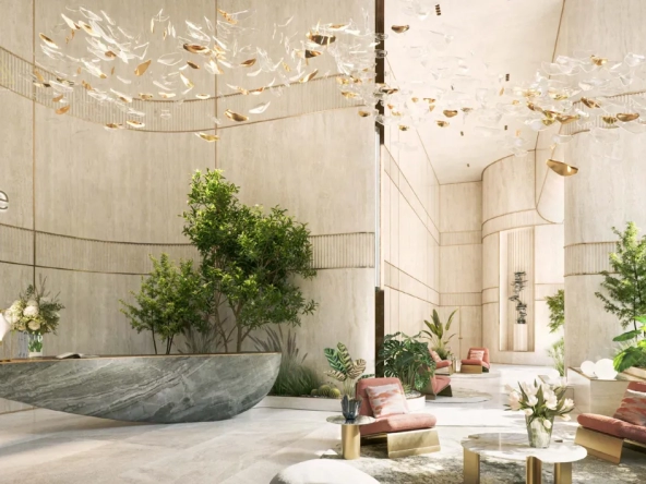 Orise by Beyond at Jumeirah Peninsula Bay - Omniyat Propertiesأوريس باي بيوند في خليج شبه جزيرة جميرا - أمنيات العقاريةlobby