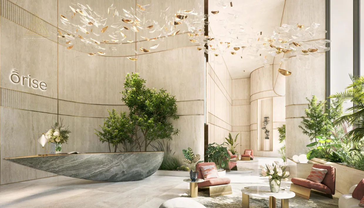 Orise by Beyond at Jumeirah Peninsula Bay - Omniyat Propertiesأوريس باي بيوند في خليج شبه جزيرة جميرا - أمنيات العقاريةlobby