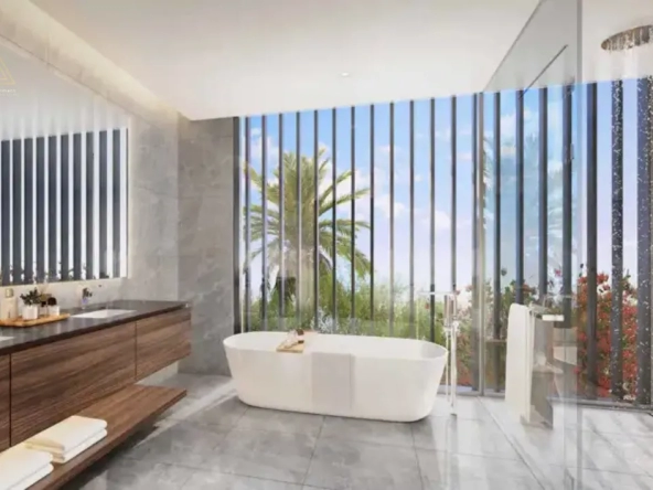 Saadiyat Lagoons at Saadiyat Island, Abu Dhabi by Aldarبحيرات السعديات في جزيرة السعديات، أبوظبي من الدارbathroom