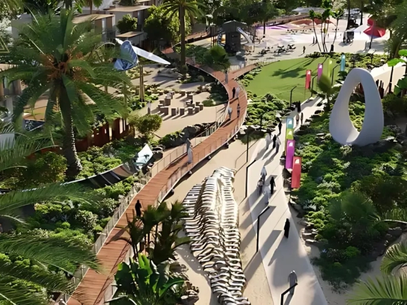 Saadiyat Lagoons at Saadiyat Island, Abu Dhabi by Aldarبحيرات السعديات في جزيرة السعديات، أبوظبي من الدارpark
