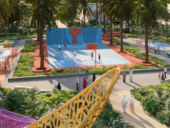 Saadiyat Lagoons at Saadiyat Island, Abu Dhabi by Aldarبحيرات السعديات في جزيرة السعديات، أبوظبي من الدارplay area