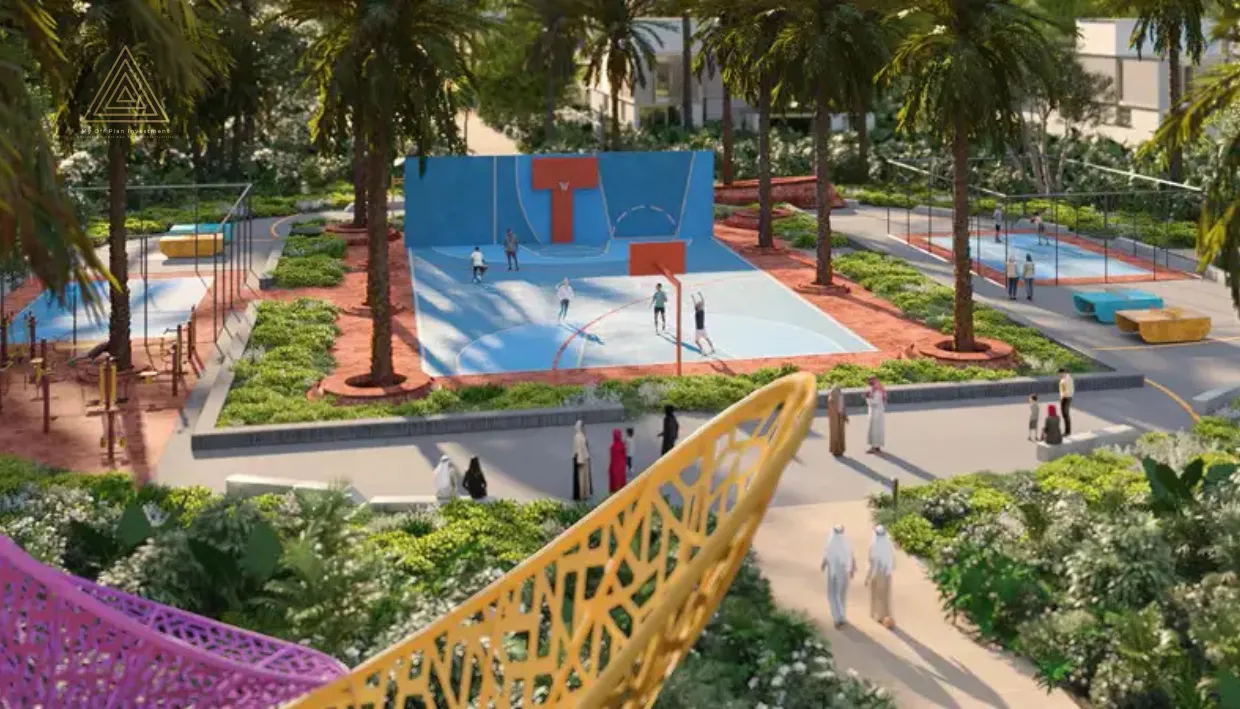 Saadiyat Lagoons at Saadiyat Island, Abu Dhabi by Aldarبحيرات السعديات في جزيرة السعديات، أبوظبي من الدارplay area