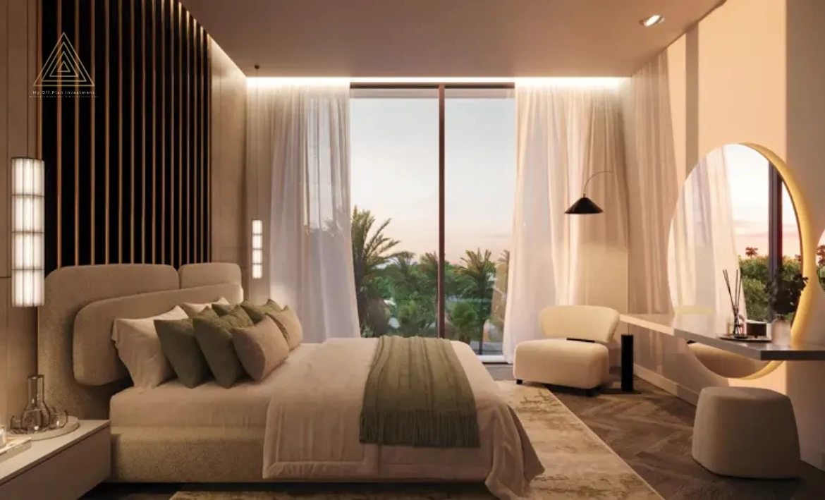 Sama Yas at Yas Park Island, Abu Dhabi by Aldar Propertiesسما ياس في جزيرة ياس بارك، أبوظبي من الدار العقاريةbedroom