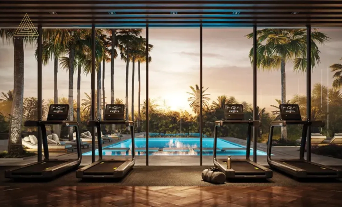 Sama Yas at Yas Park Island, Abu Dhabi by Aldar Propertiesسما ياس في جزيرة ياس بارك، أبوظبي من الدار العقاريةgym
