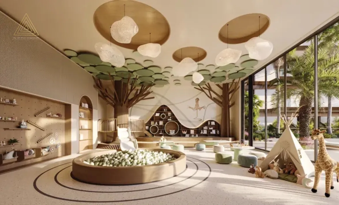 Sama Yas at Yas Park Island, Abu Dhabi by Aldar Propertiesسما ياس في جزيرة ياس بارك، أبوظبي من الدار العقاريةkids play area