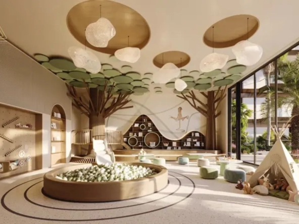 Sama Yas at Yas Park Island, Abu Dhabi by Aldar Propertiesسما ياس في جزيرة ياس بارك، أبوظبي من الدار العقاريةkids play area