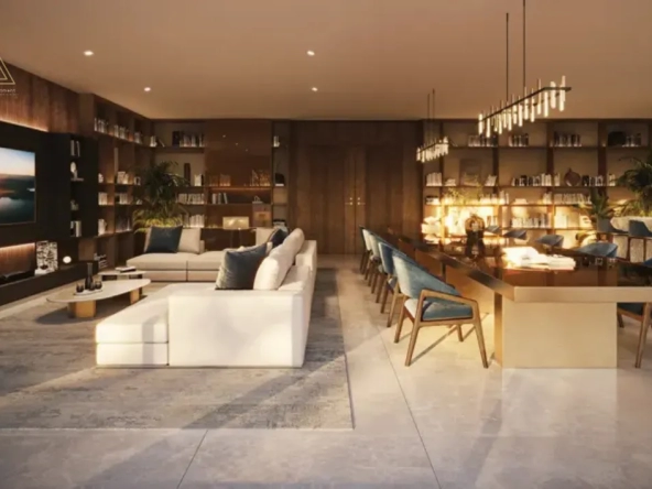 Sama Yas at Yas Park Island, Abu Dhabi by Aldar Propertiesسما ياس في جزيرة ياس بارك، أبوظبي من الدار العقاريةliving room