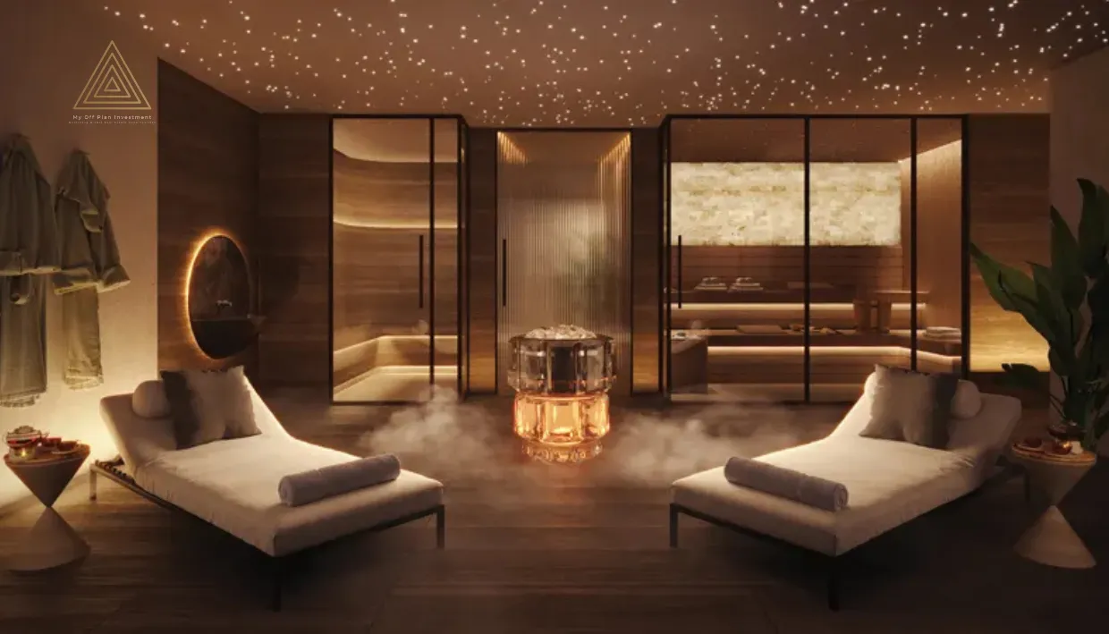 Sama Yas at Yas Park Island, Abu Dhabi by Aldar Propertiesسما ياس في جزيرة ياس بارك، أبوظبي من الدار العقاريةsteam room