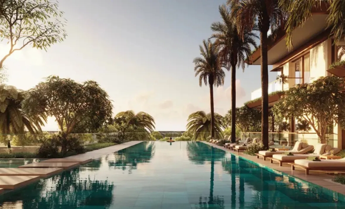 Sama Yas at Yas Park Island, Abu Dhabi by Aldar Propertiesسما ياس في جزيرة ياس بارك، أبوظبي من الدار العقاريةswimming pool