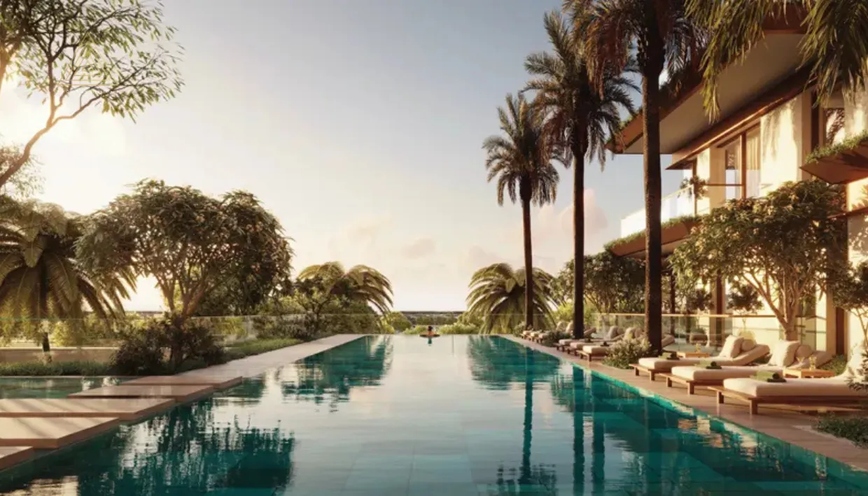 Sama Yas at Yas Park Island, Abu Dhabi by Aldar Propertiesسما ياس في جزيرة ياس بارك، أبوظبي من الدار العقاريةswimming pool