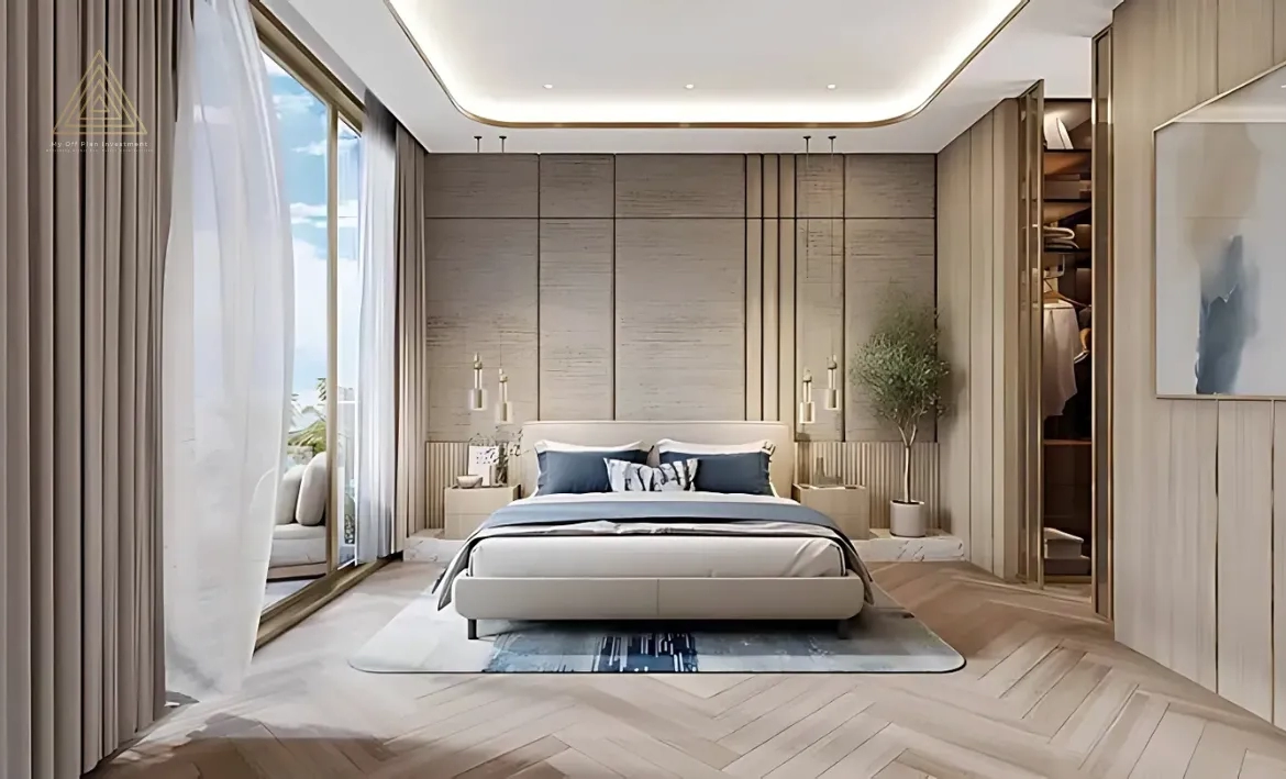 Sunset Bay at Dubai Islands by Imtiaz Developmentsسانسيت باي في جزر دبي من شركة امتياز للتطوير العقاري.bedroom