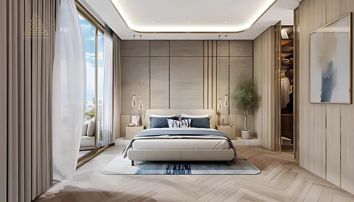 Sunset Bay at Dubai Islands by Imtiaz Developmentsسانسيت باي في جزر دبي من شركة امتياز للتطوير العقاري.bedroom
