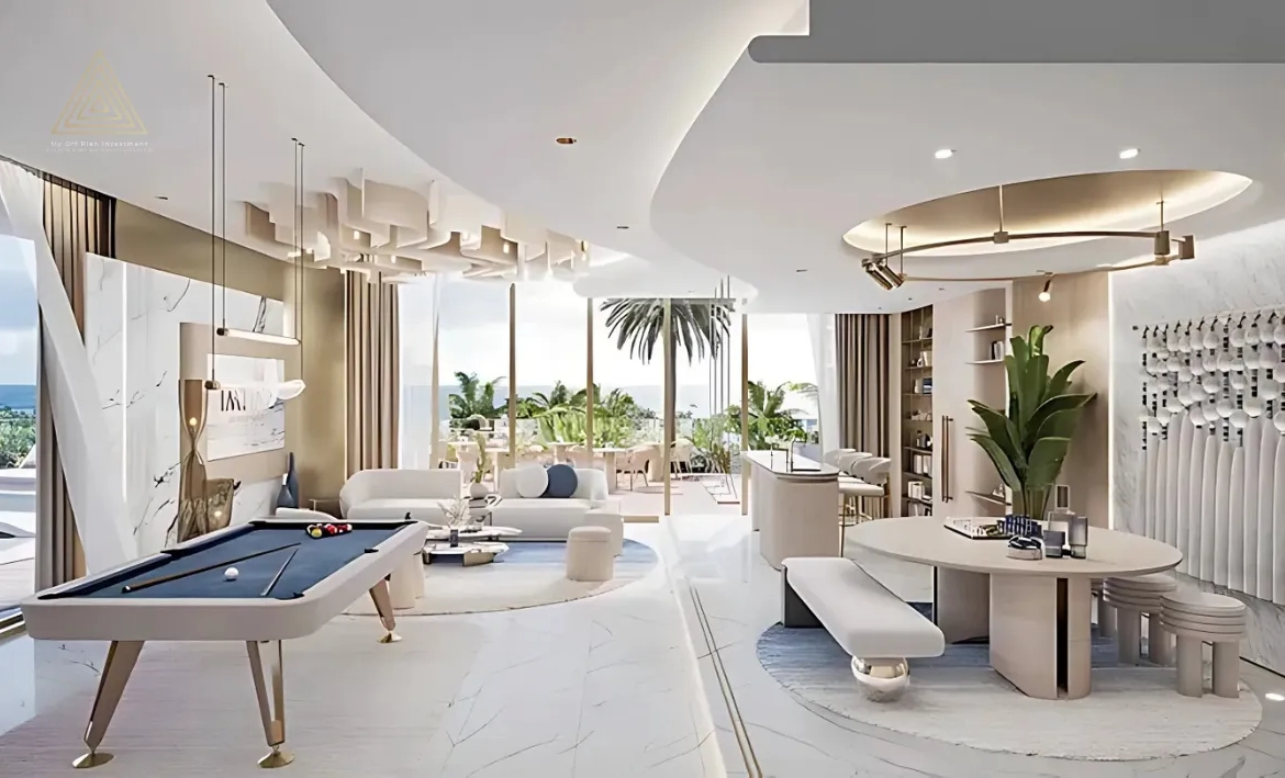 Sunset Bay at Dubai Islands by Imtiaz Developmentsسانسيت باي في جزر دبي من شركة امتياز للتطوير العقاري.gameing area