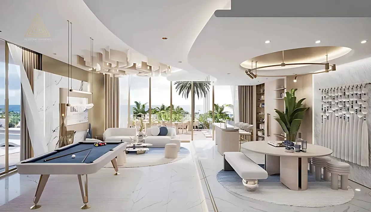 Sunset Bay at Dubai Islands by Imtiaz Developmentsسانسيت باي في جزر دبي من شركة امتياز للتطوير العقاري.gameing area