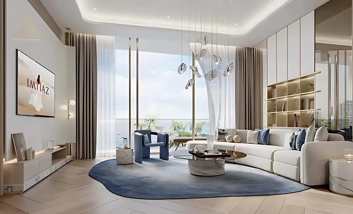 Sunset Bay at Dubai Islands by Imtiaz Developmentsسانسيت باي في جزر دبي من شركة امتياز للتطوير العقاري.living